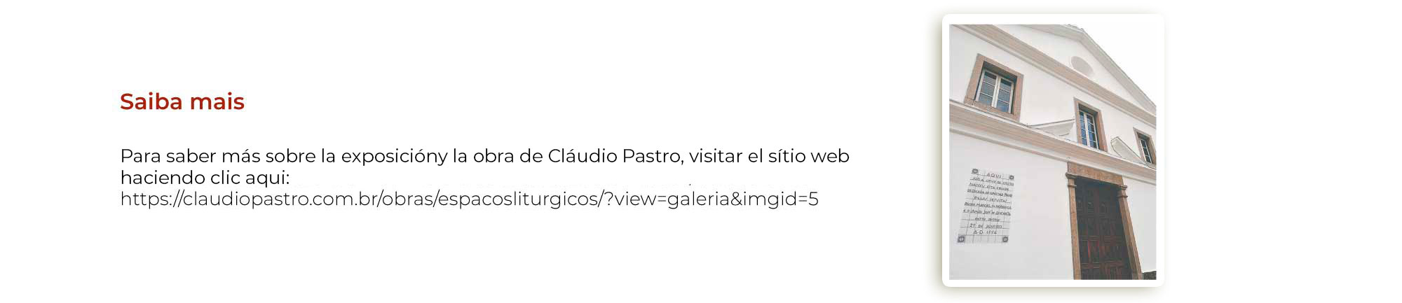 Saiba Mais